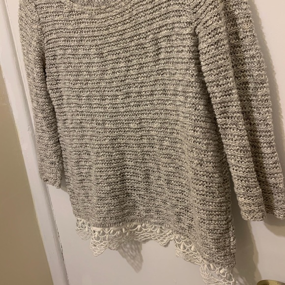 Gray Knit Top - Picture 4 of 4